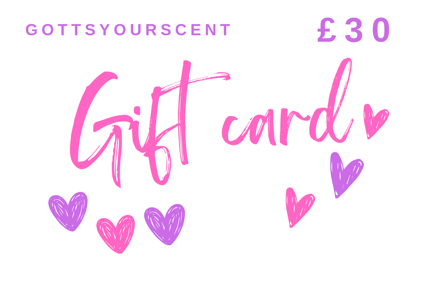 ✨️Gotts your scent Gift card